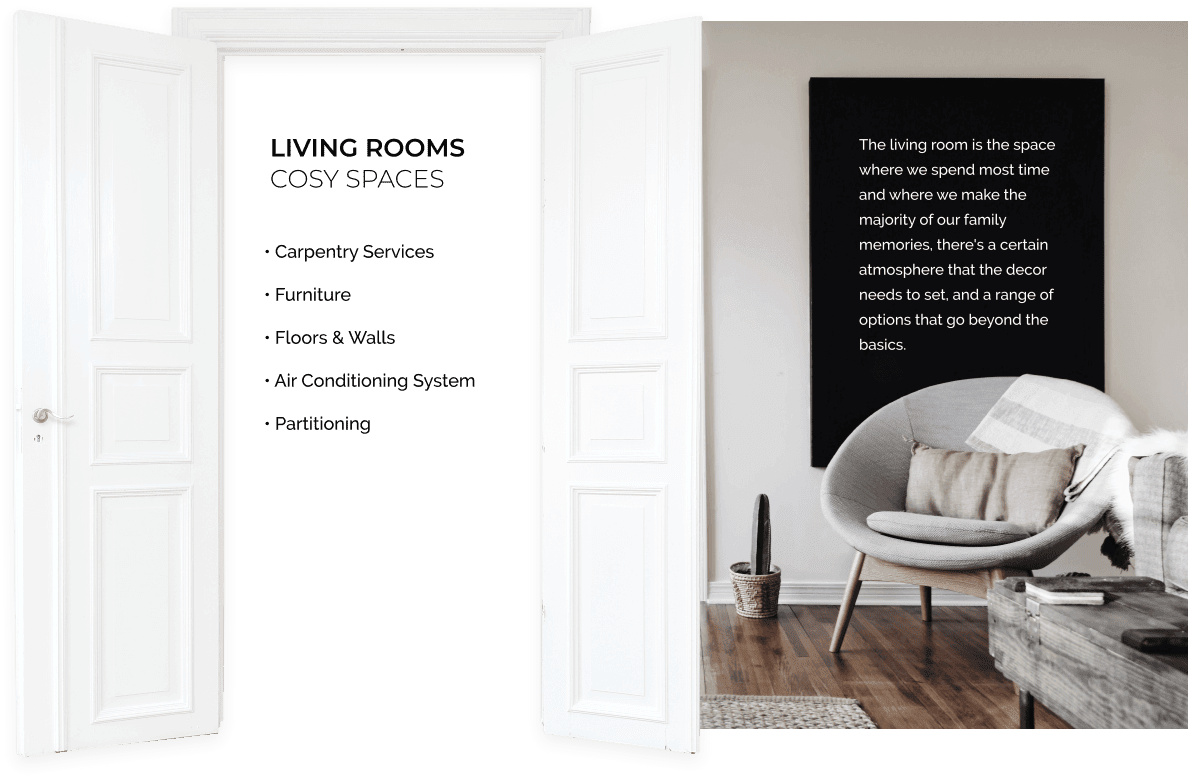 design idea for a modern living room with wood-toned furniture l renovate site